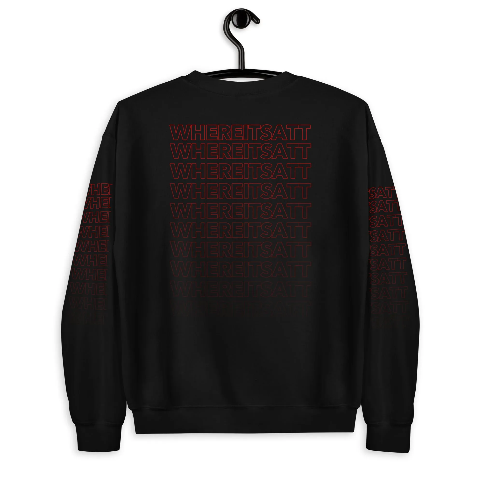 Angry Waves Sweatshirt - Black