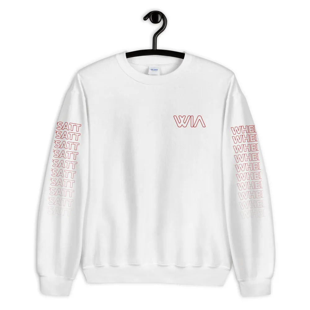 Angry Waves Sweatshirt - White