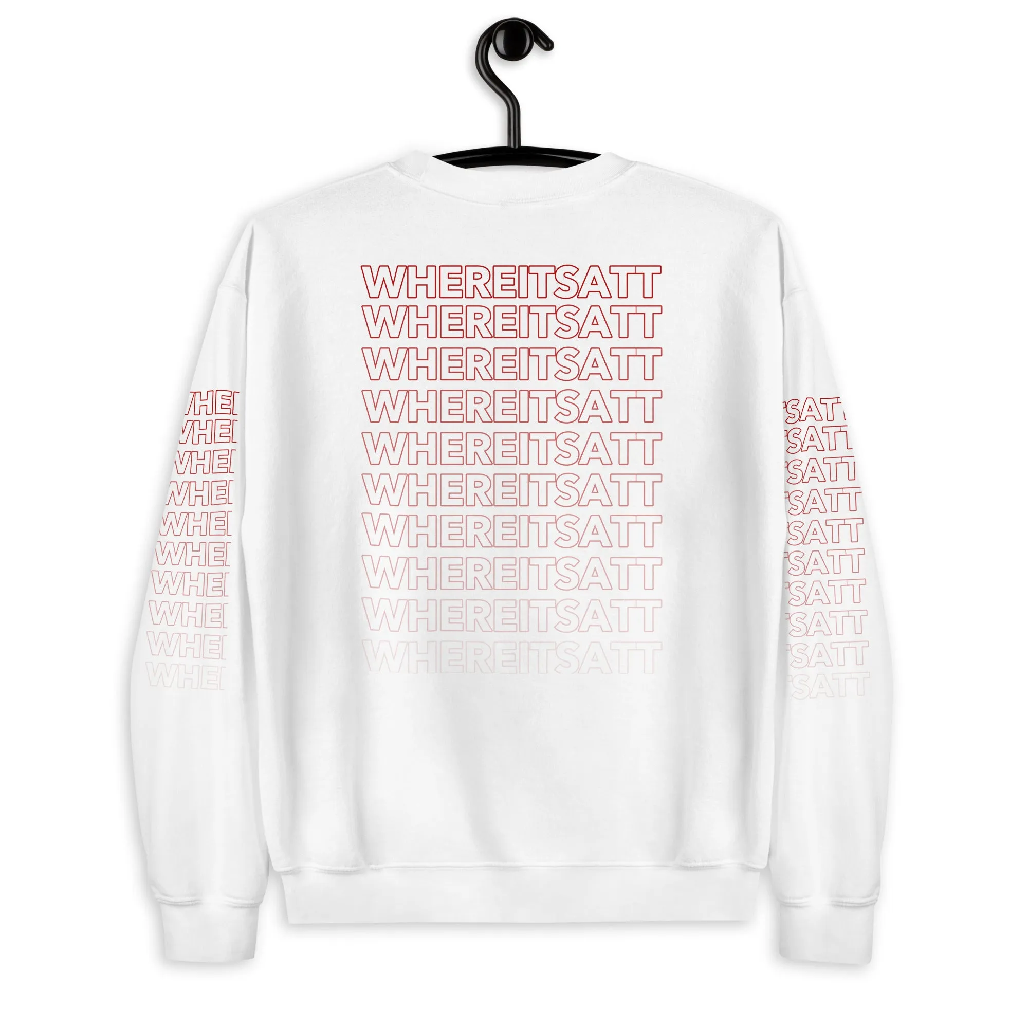 Angry Waves Sweatshirt - White