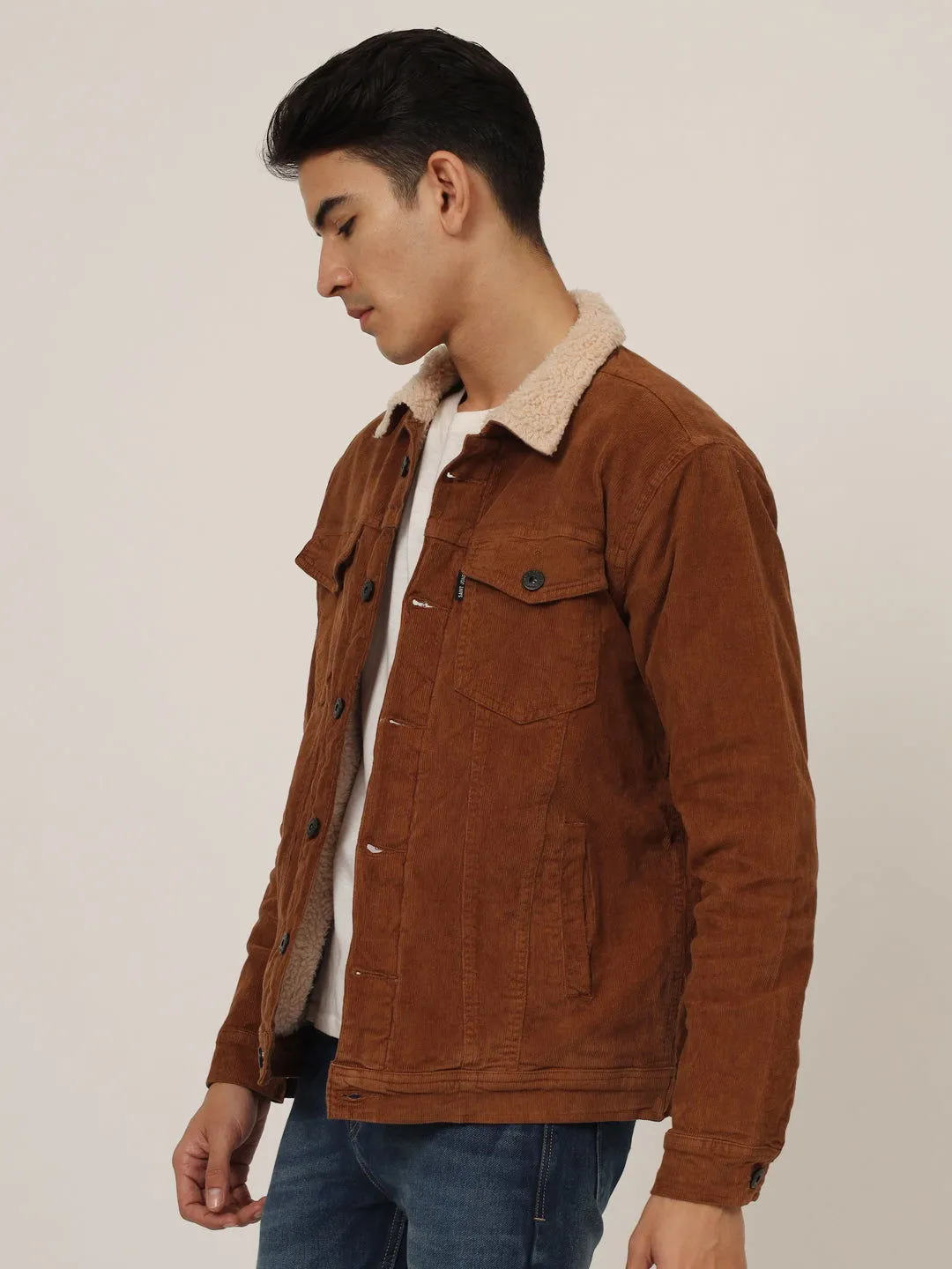 Brown corduroy jacket