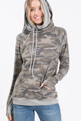 Camo Double Hoodie