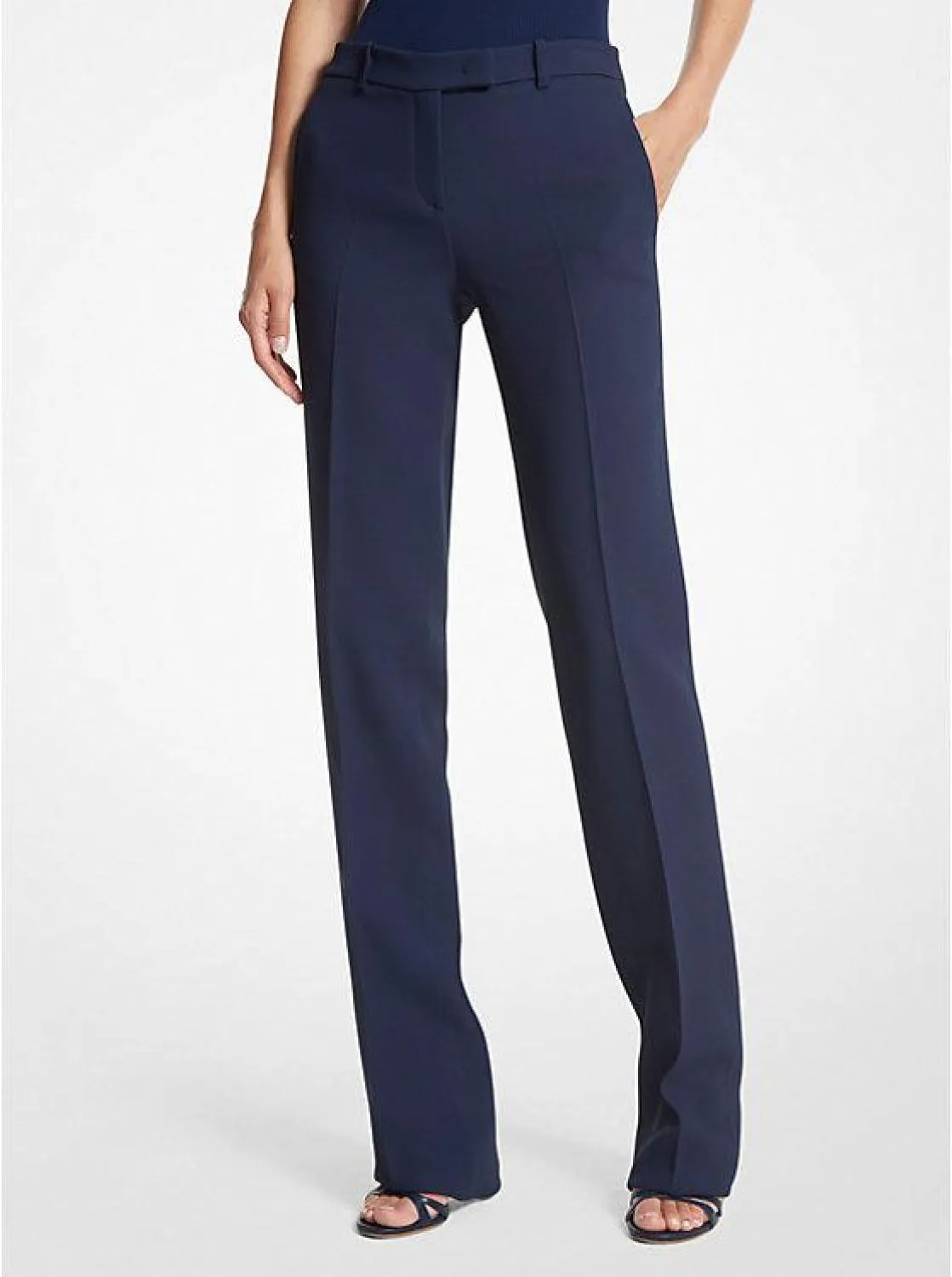 Carolyn Double Crepe Sablé Trousers