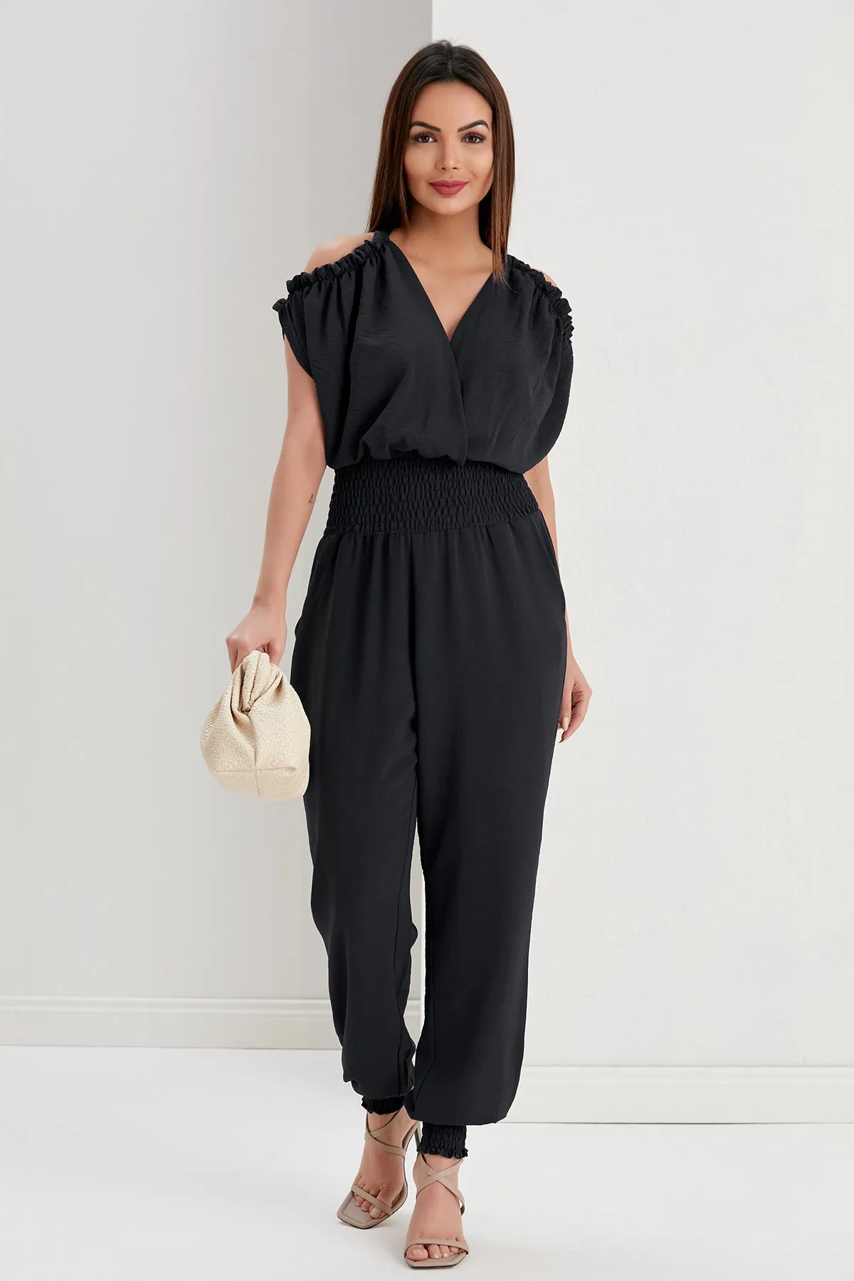 Casual Chic Black Jumpsuit