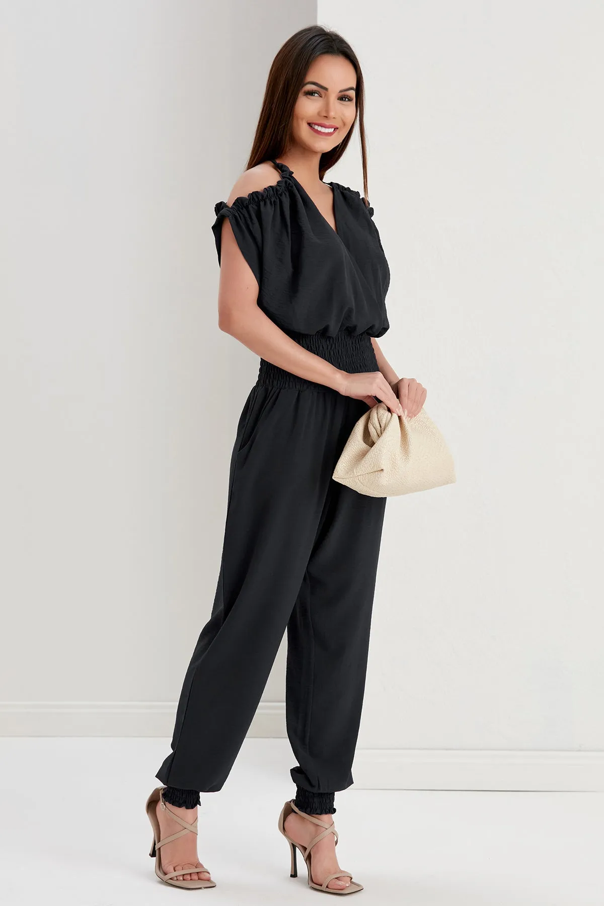 Casual Chic Black Jumpsuit