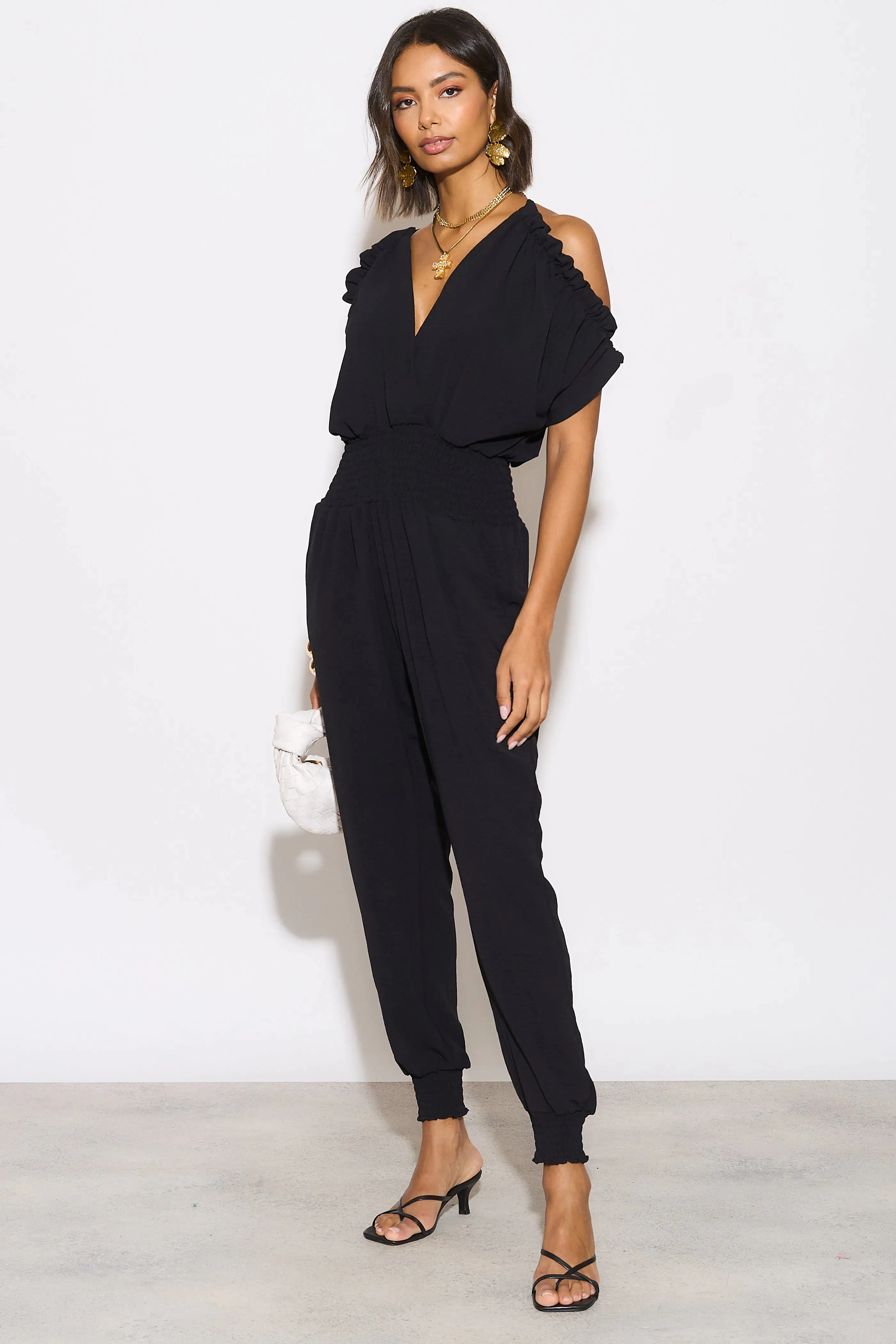 Casual Chic Black Jumpsuit