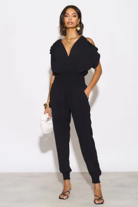 Casual Chic Black Jumpsuit