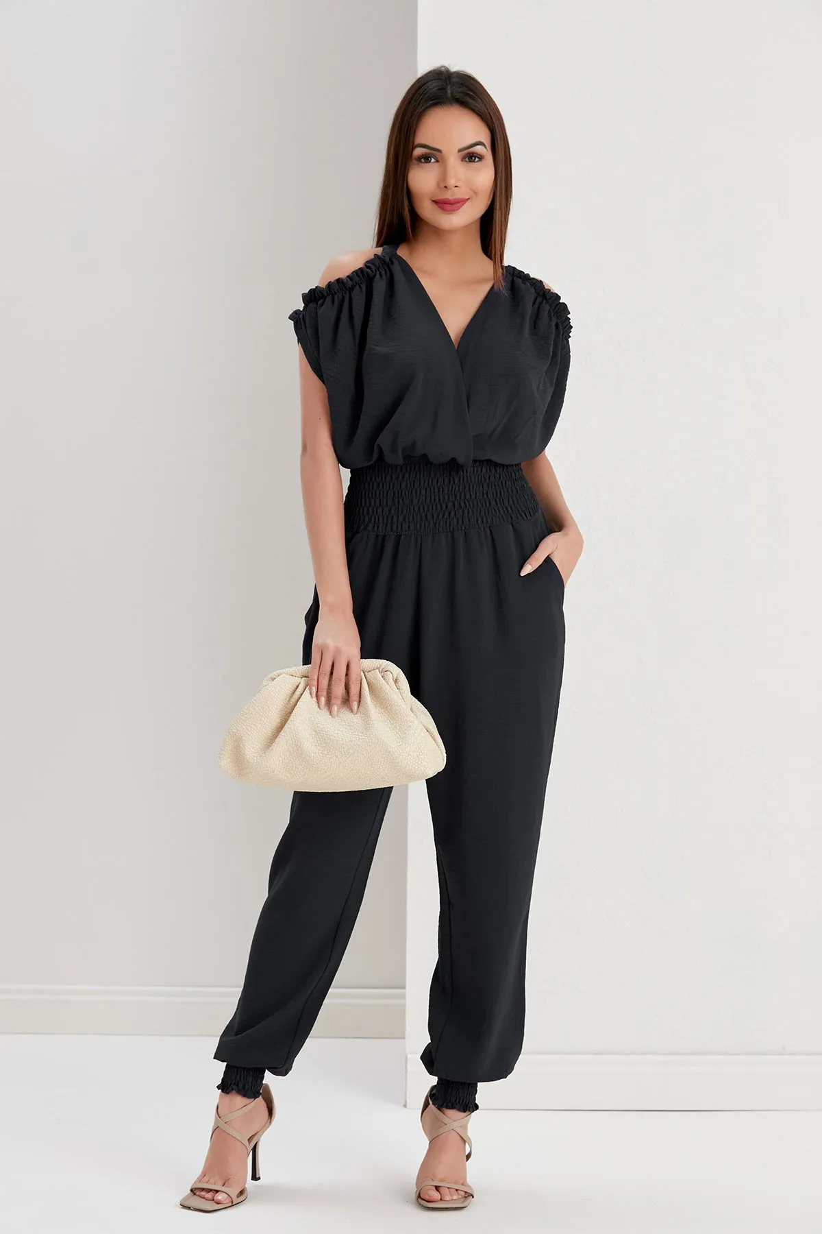 Casual Chic Black Jumpsuit