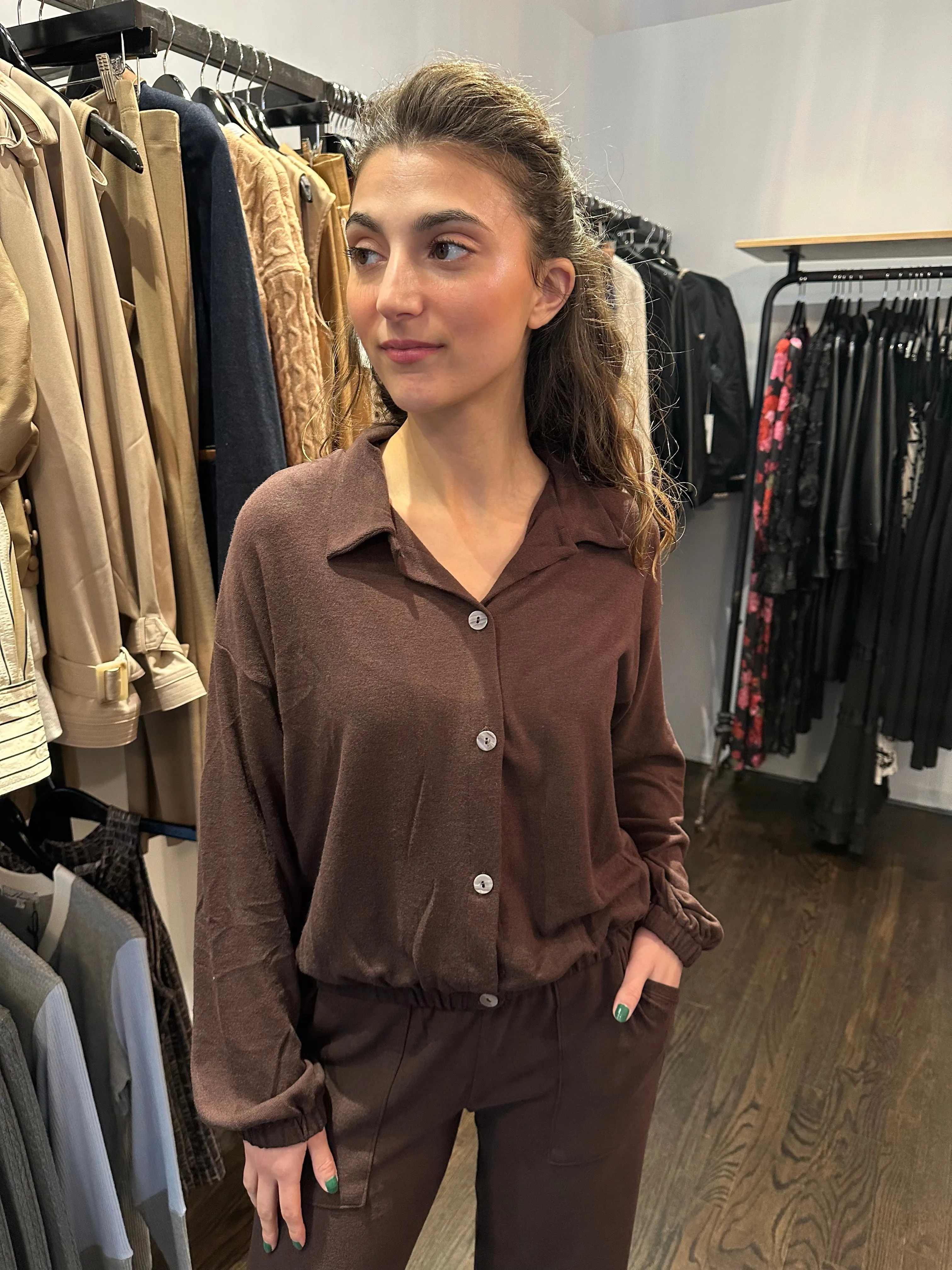 Cozy Top in Chocolate