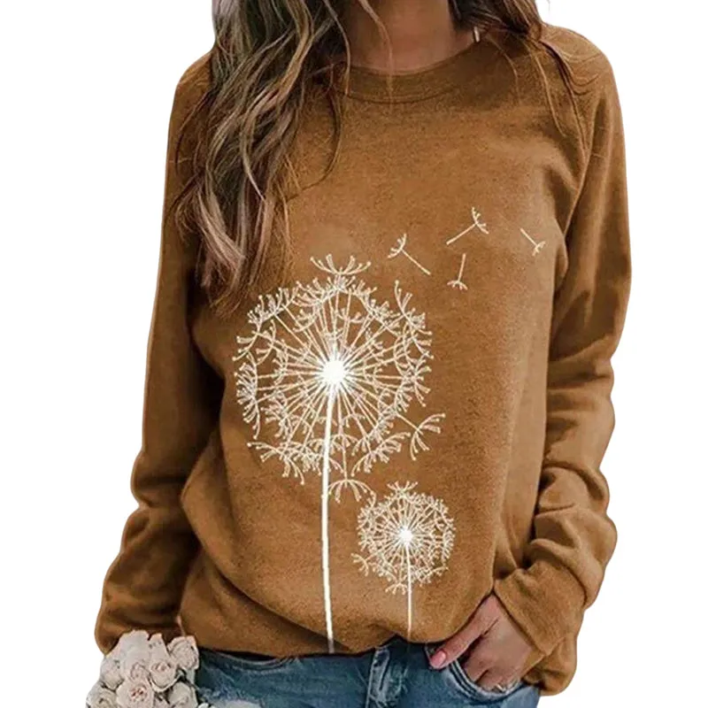 Dandelion Print Sweatshirt