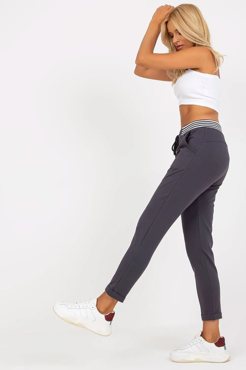 Elegant High-Rise Jogging Trousers