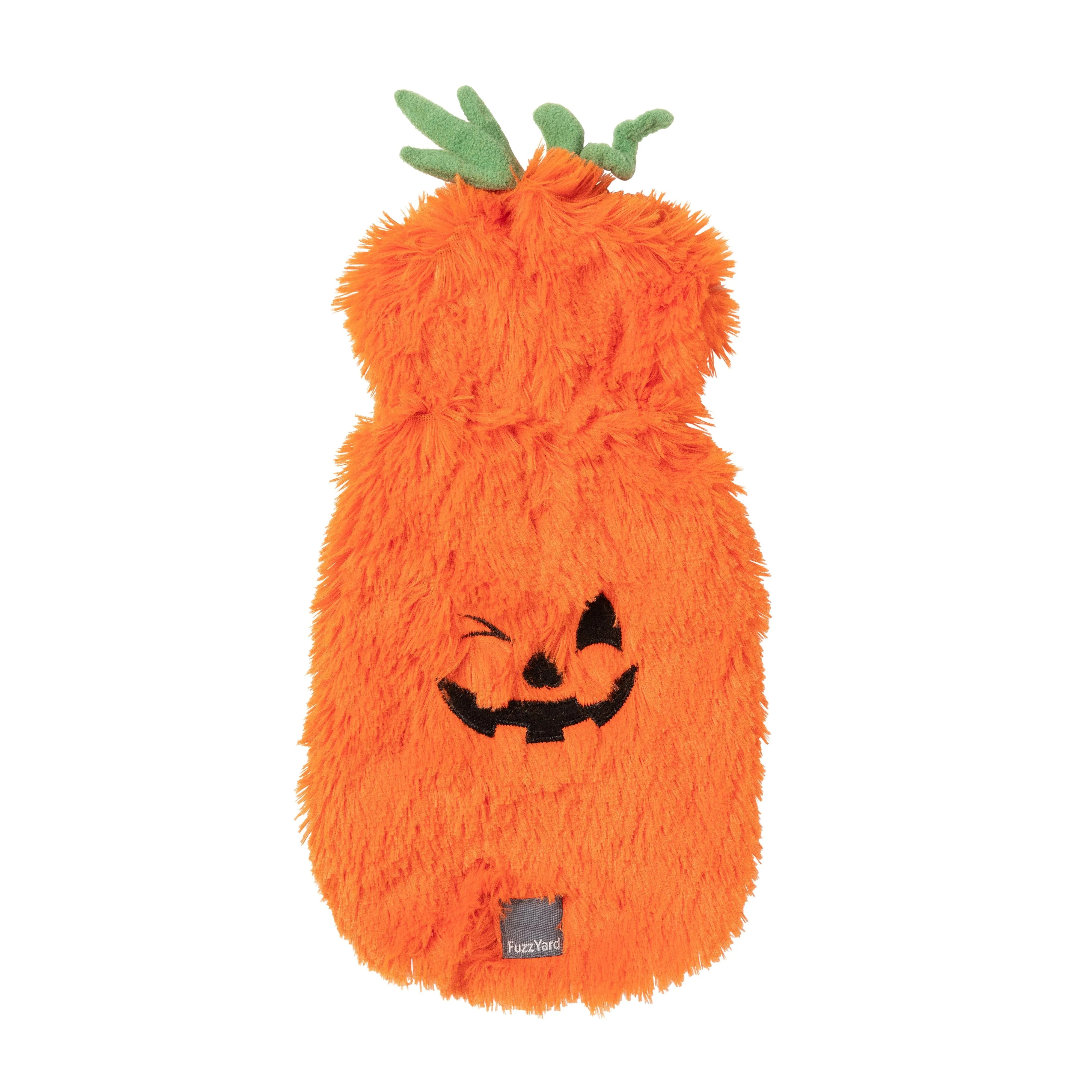 FuzzYard Halloween Dog Apparel Pumpkin Head Hoodie Size 1***