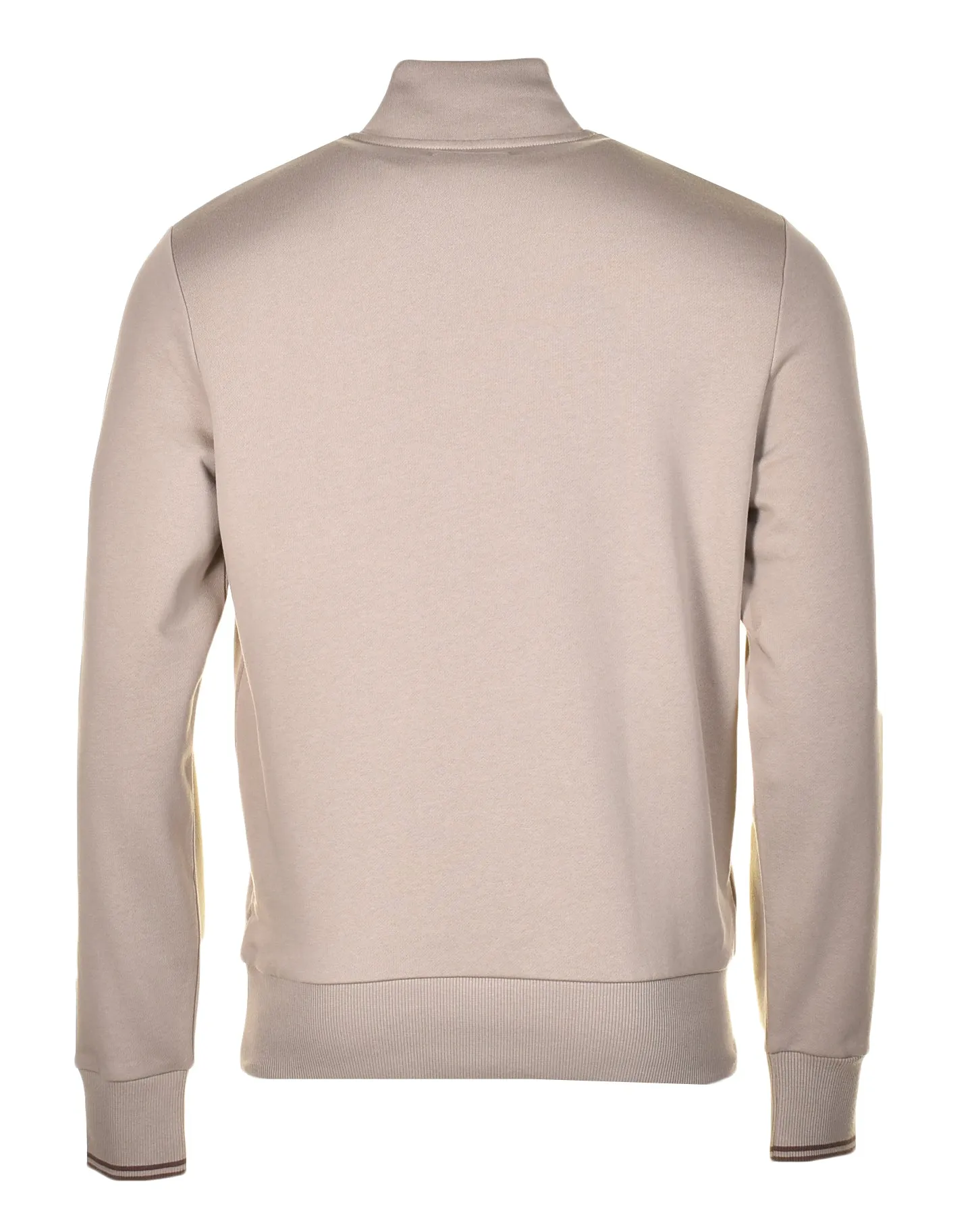 Half Zip Sweatshirt Warm Grey Brick