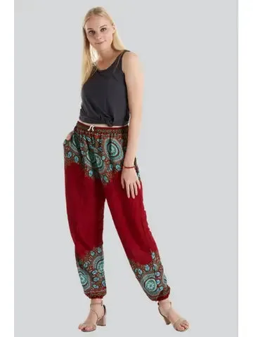 Harem Rayon Comfortable Bohemian Pants