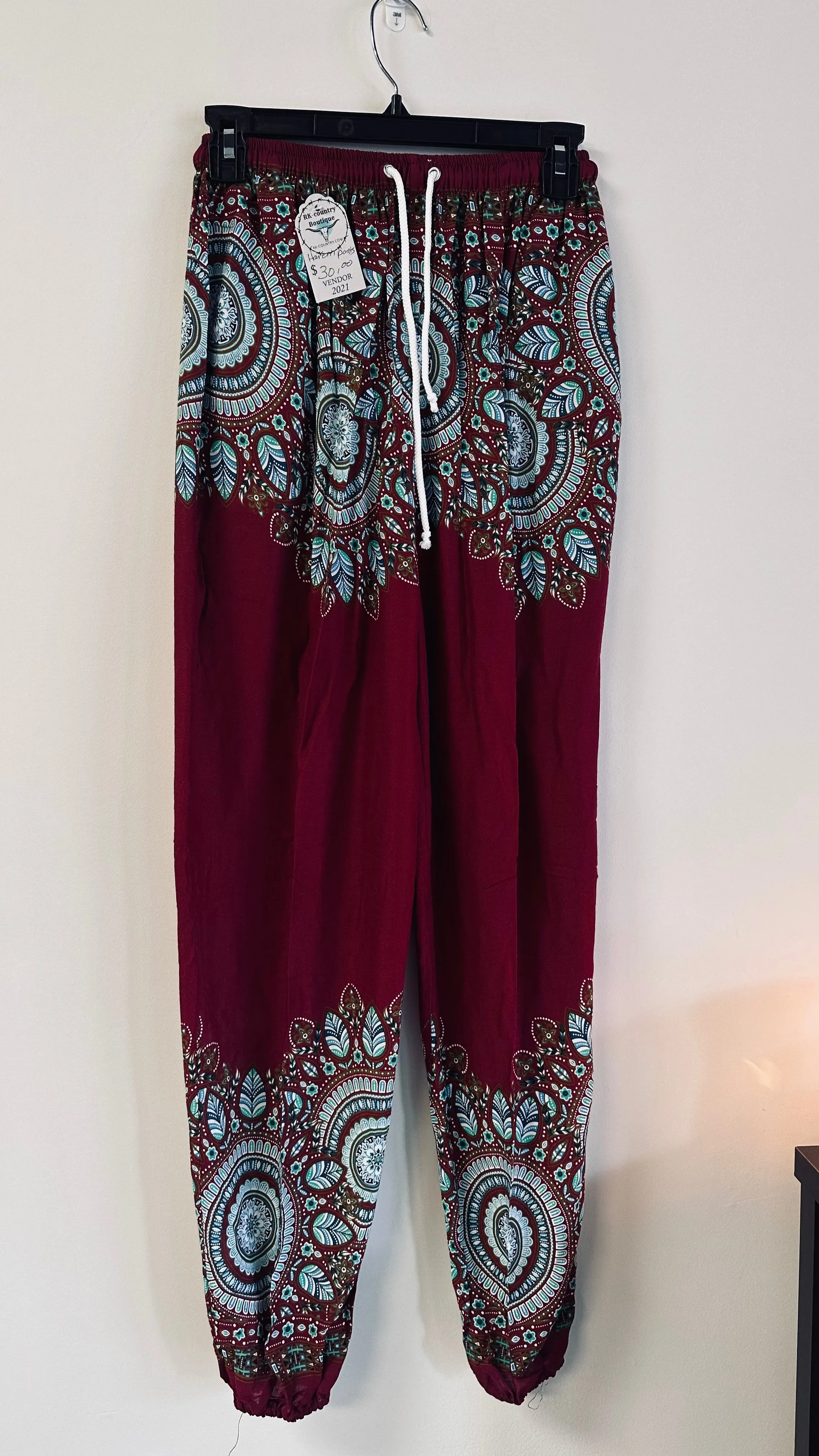 Harem Rayon Comfortable Bohemian Pants