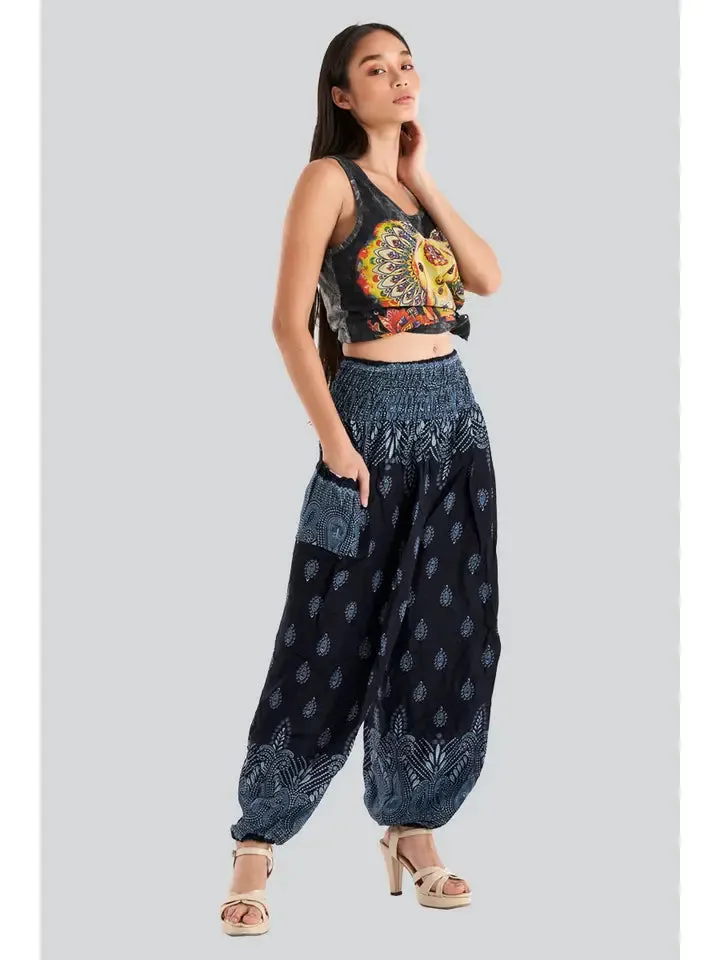 Harem Rayon Comfortable Bohemian Pants