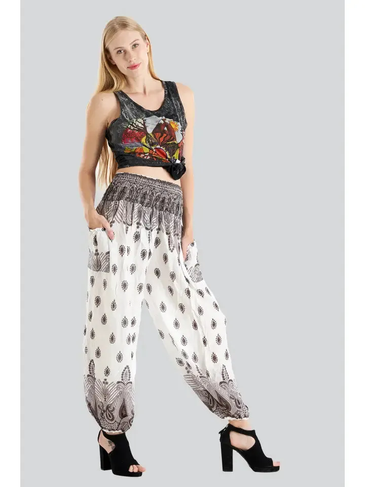 Harem Rayon Comfortable Bohemian Pants