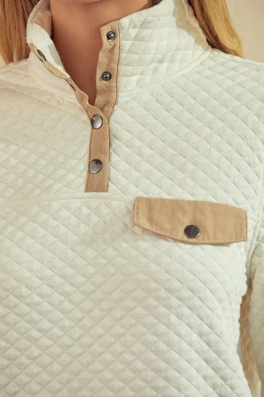 Ivory Diamond Pullover