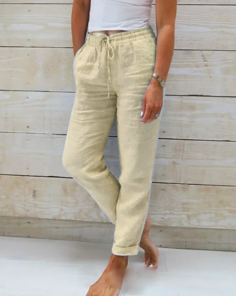 Ivyshape | Casual Chic Straight Trousers