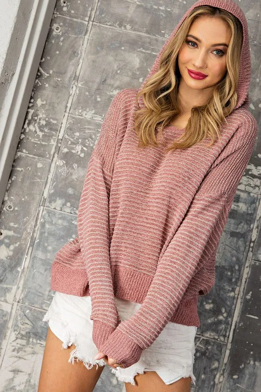 Mauve Thermal Pullover