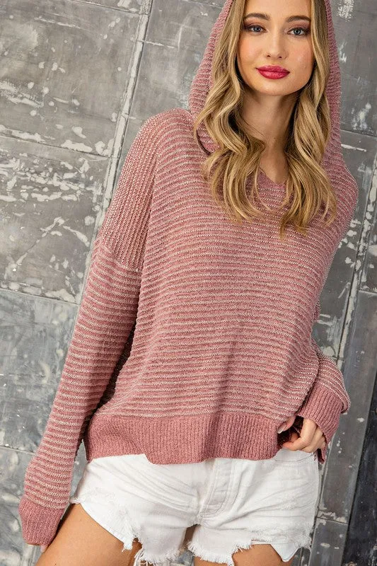 Mauve Thermal Pullover