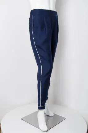 Navy Blue Pyjama Chic Pants