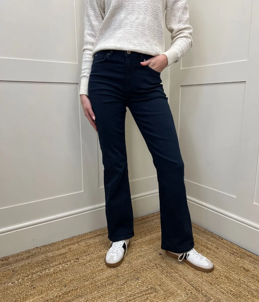 Navy Eva Bootcut Jeans