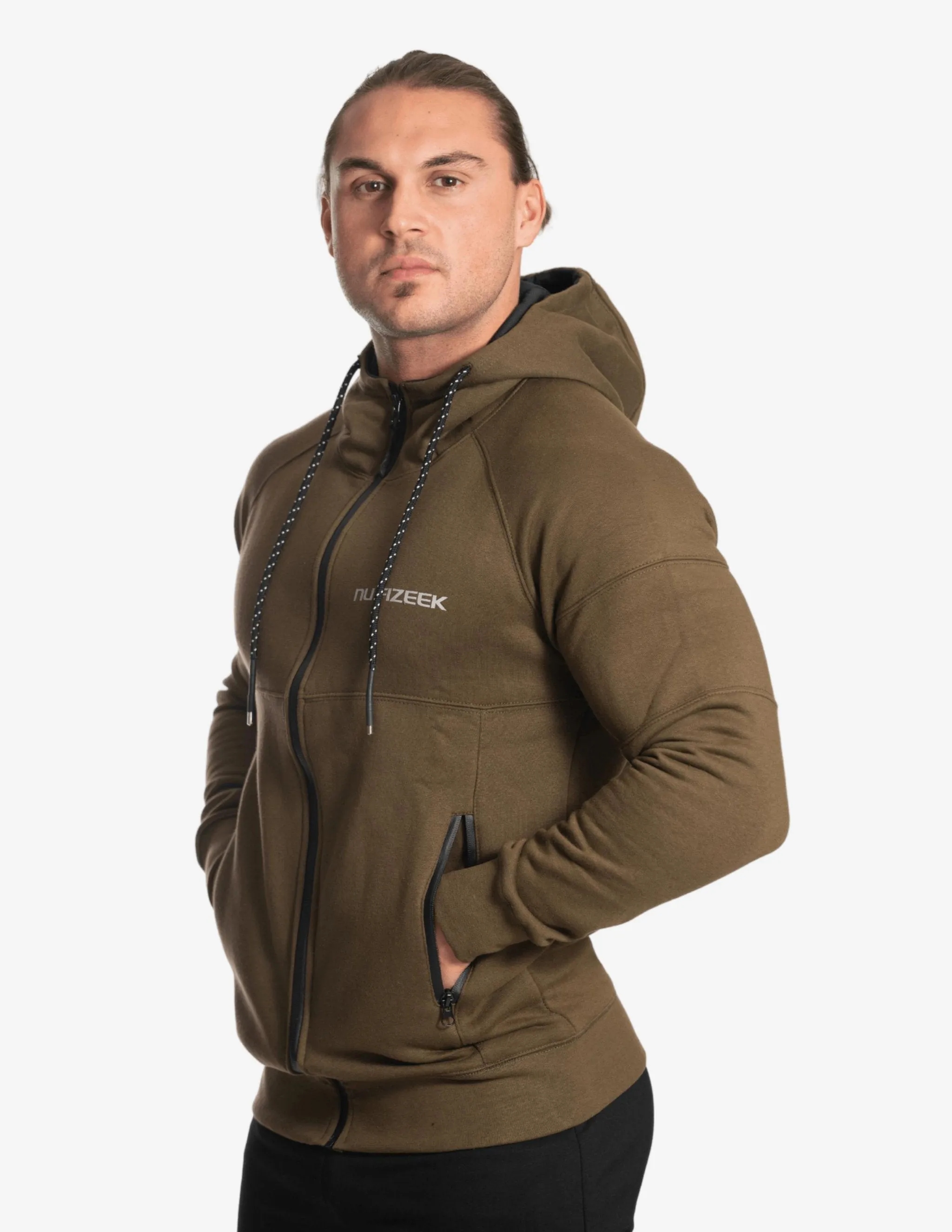 NU IMPACT HOODIE BROWN