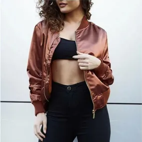 Popular Trendy Zipper Short Women Personality Jacket