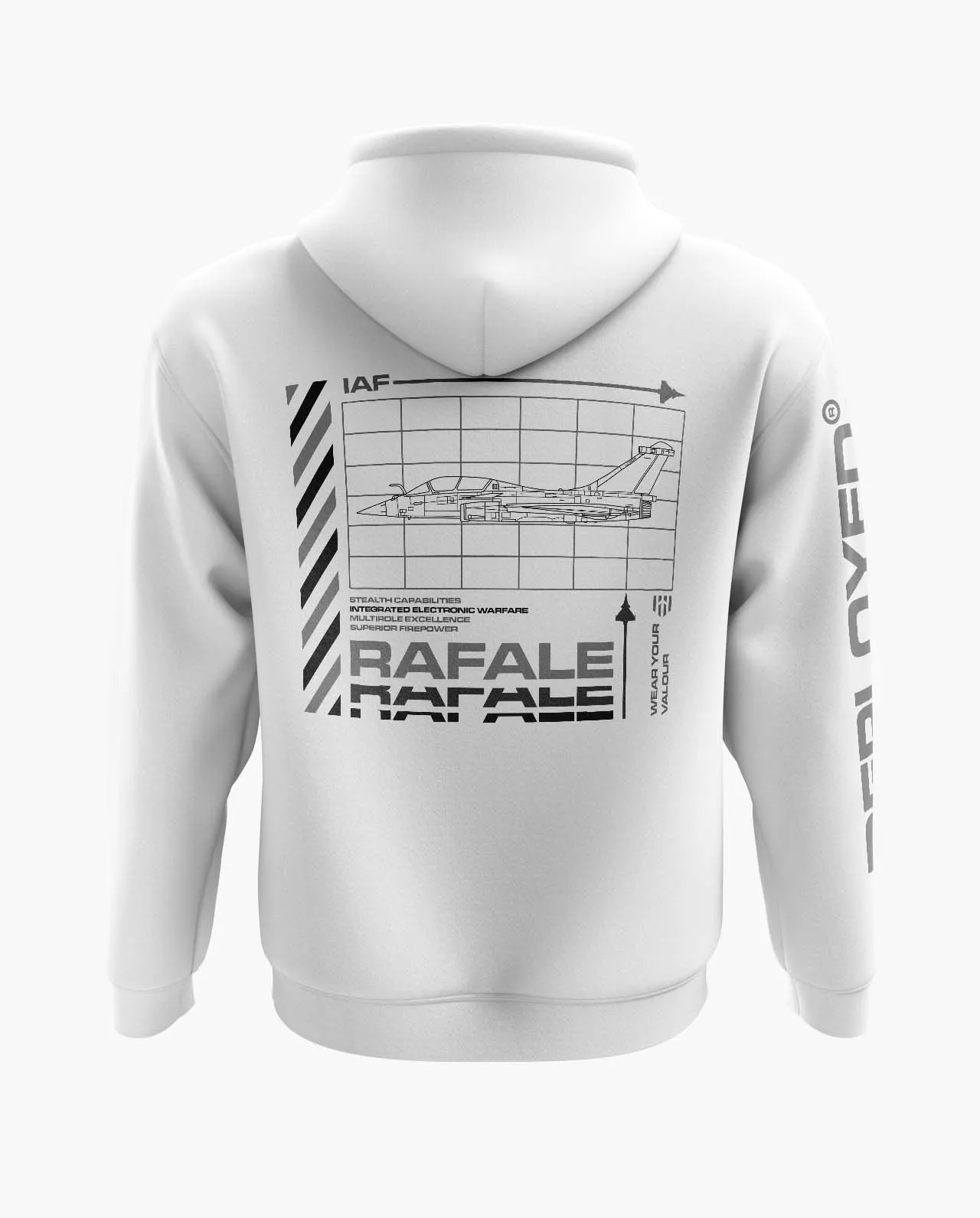 RAFALE STEALTH Snow Soft Premium Hoodie