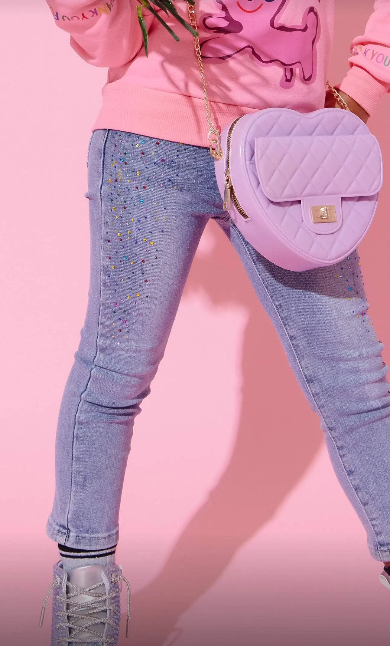 Rainbow Crystal Jeans