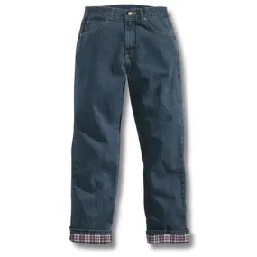 Relaxed-Fit Jean Flannel Lined