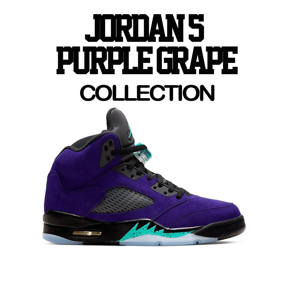 Retro 5 Alternate Grape Fresh Sneakers Shirt