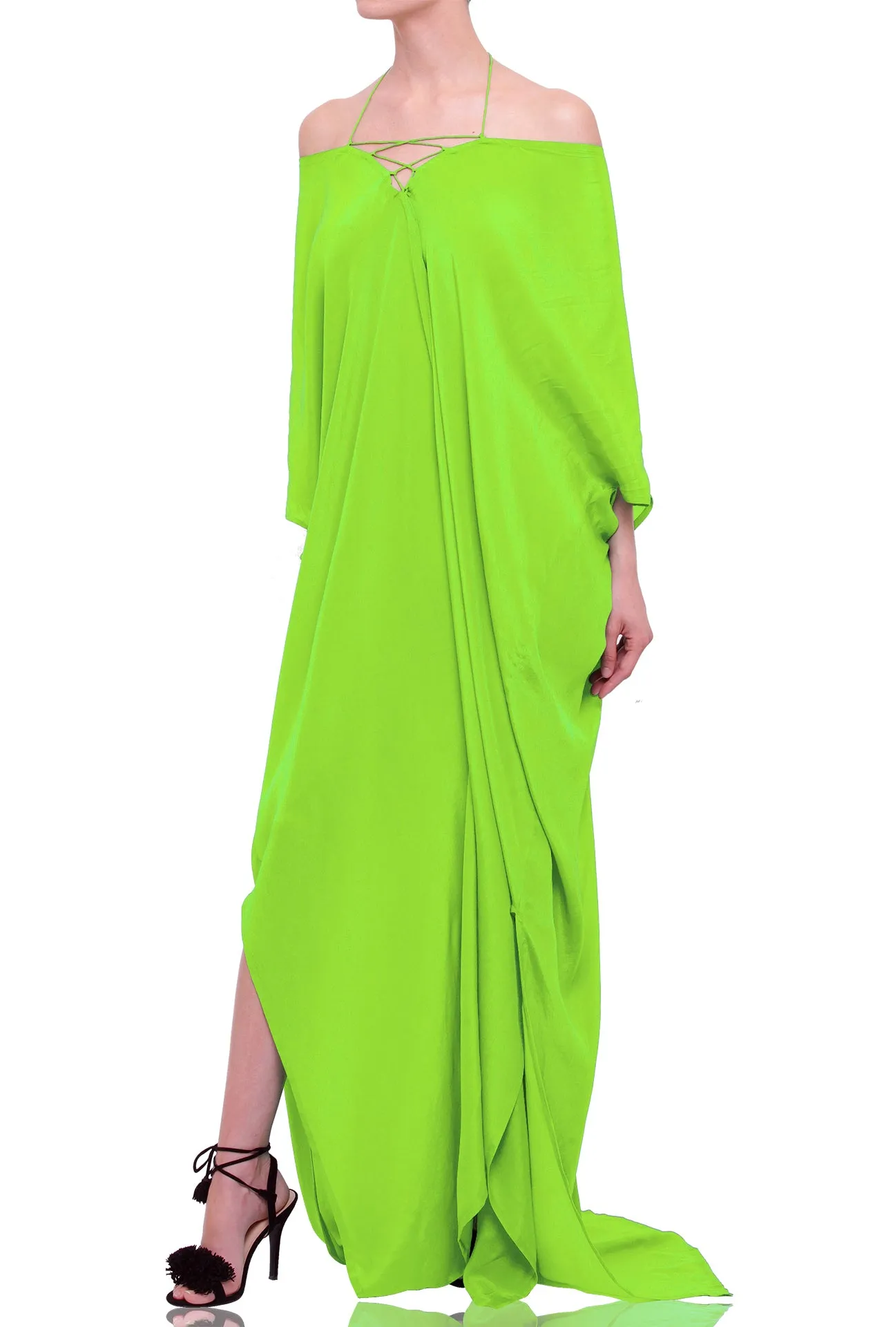 Sharp Green Kaftan Dress