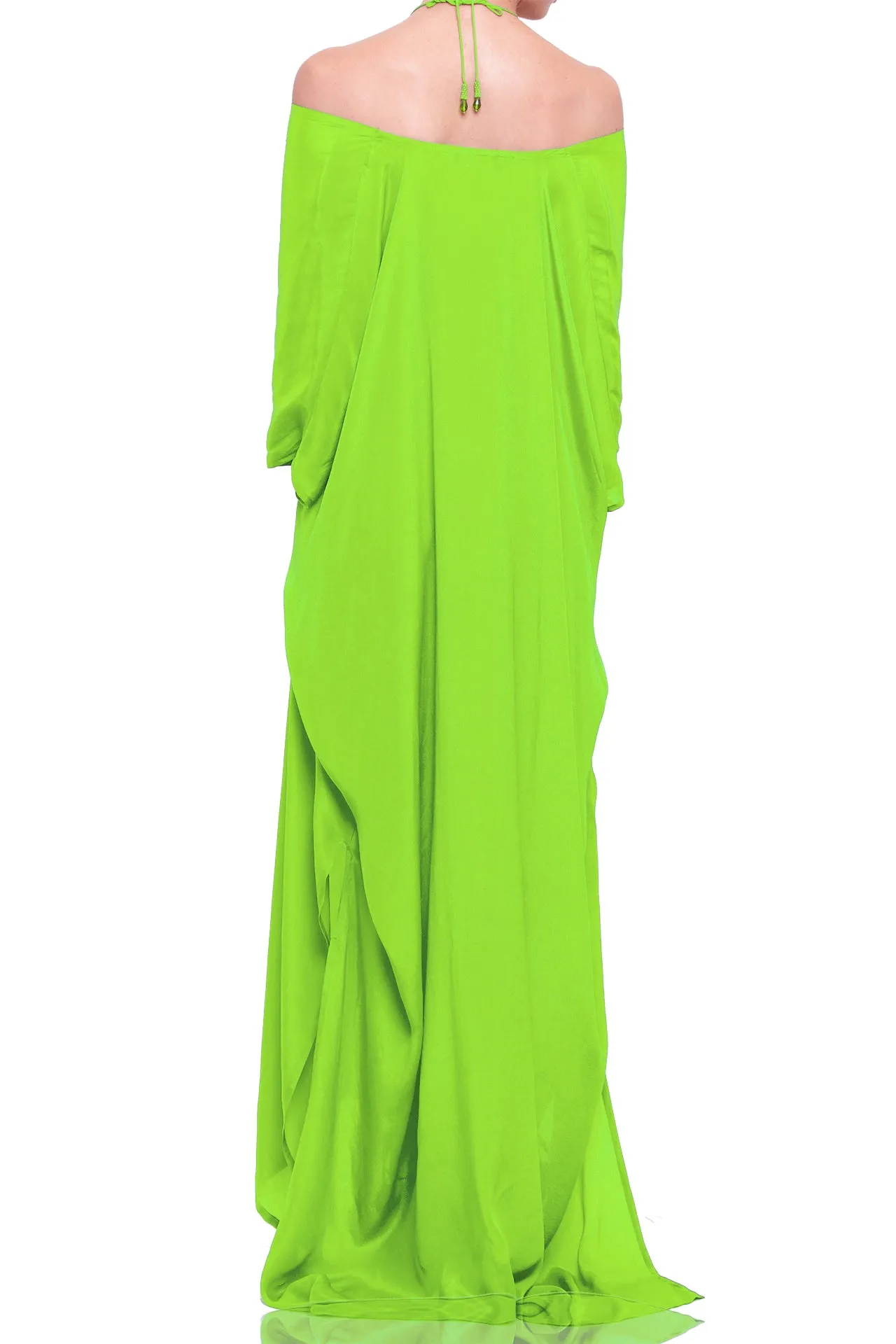 Sharp Green Kaftan Dress