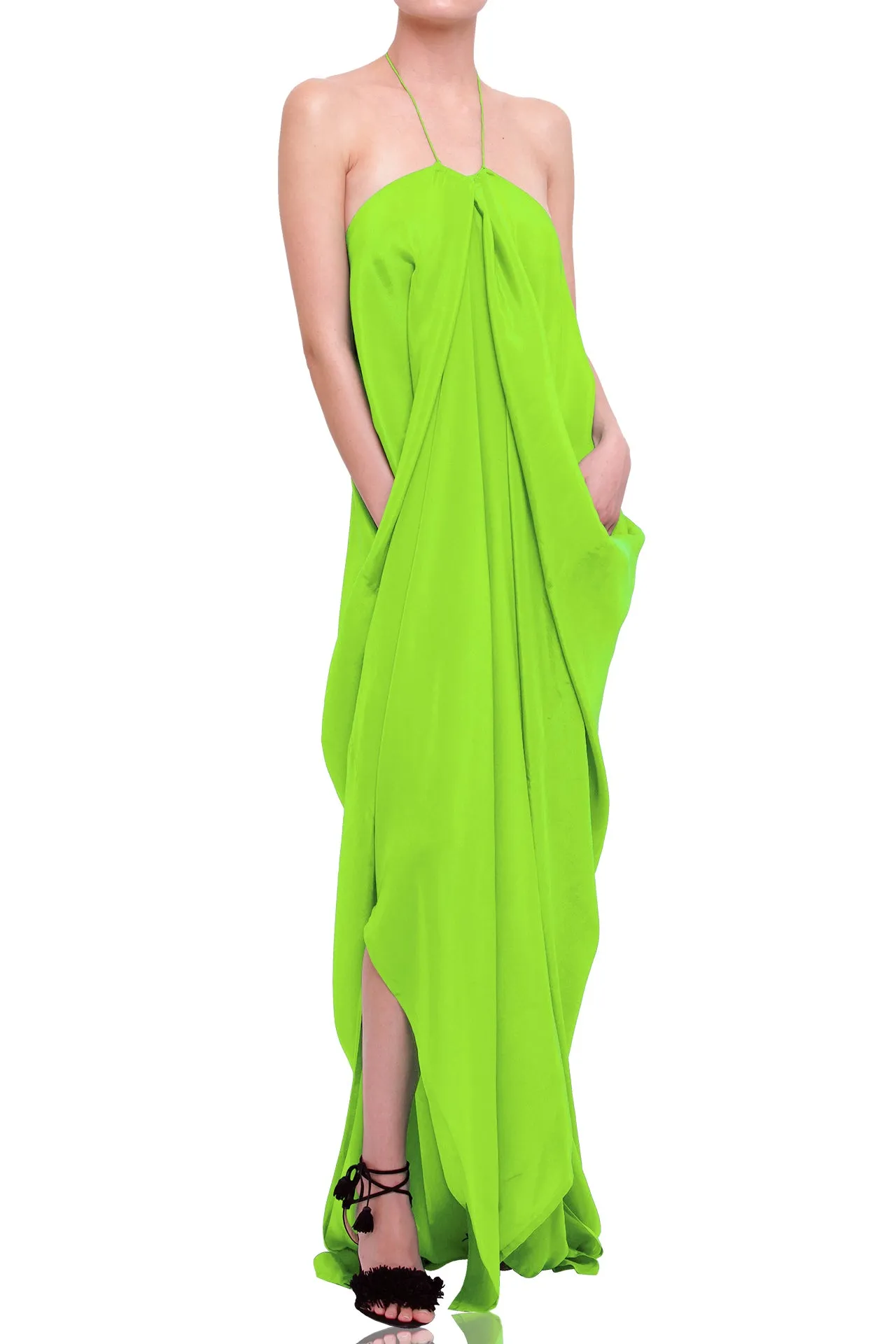 Sharp Green Kaftan Dress