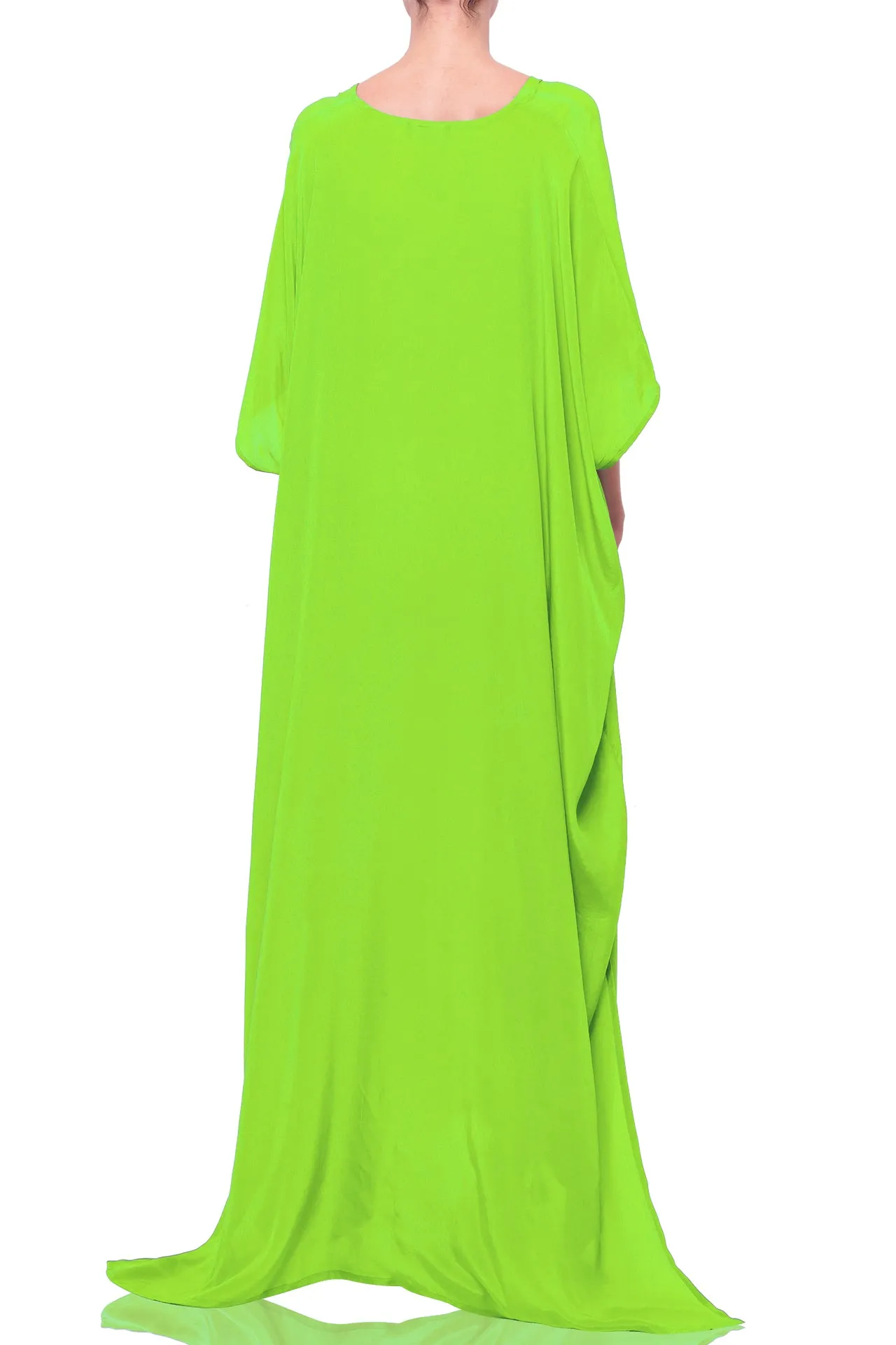 Sharp Green Kaftan Dress