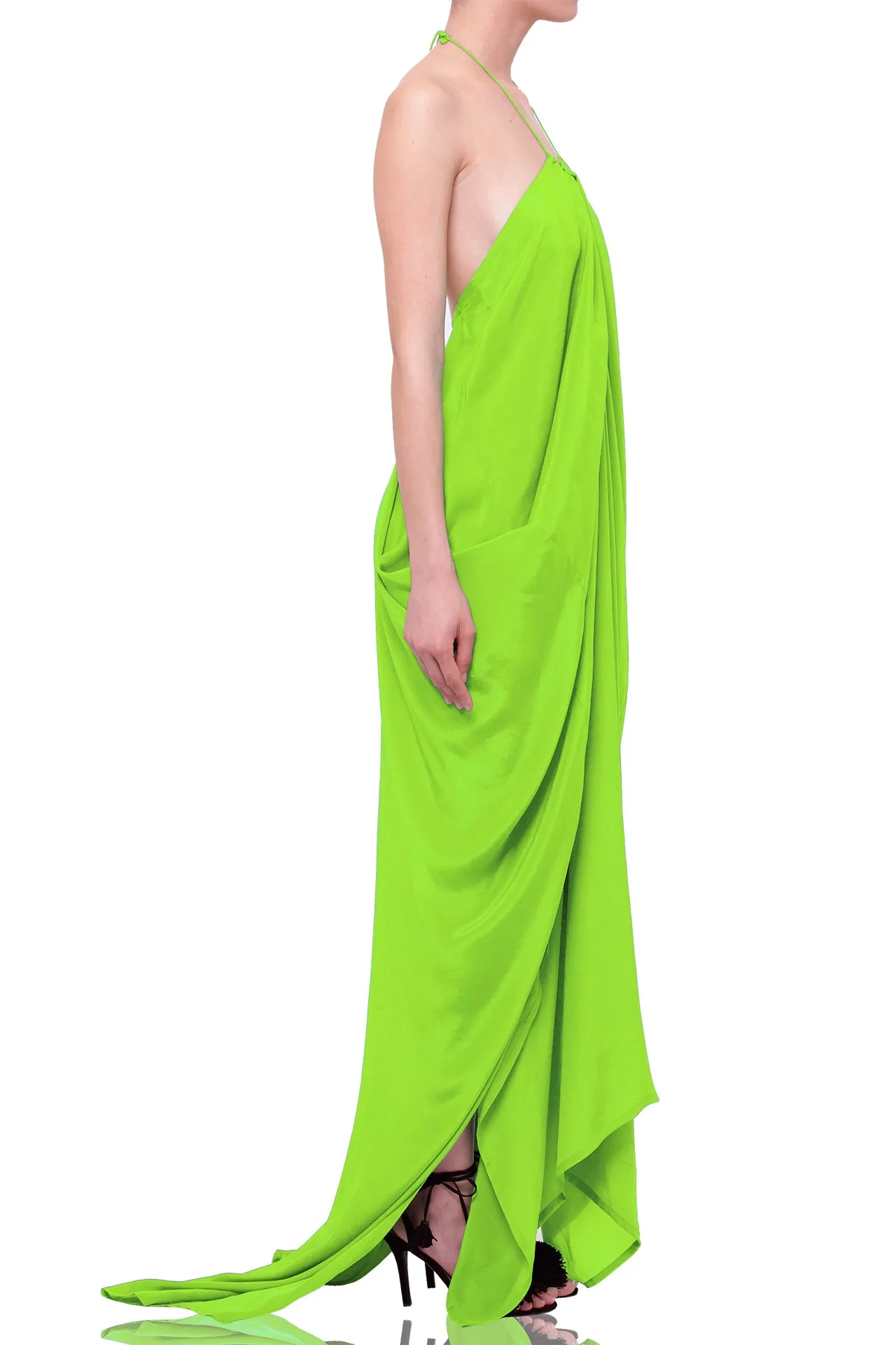 Sharp Green Kaftan Dress