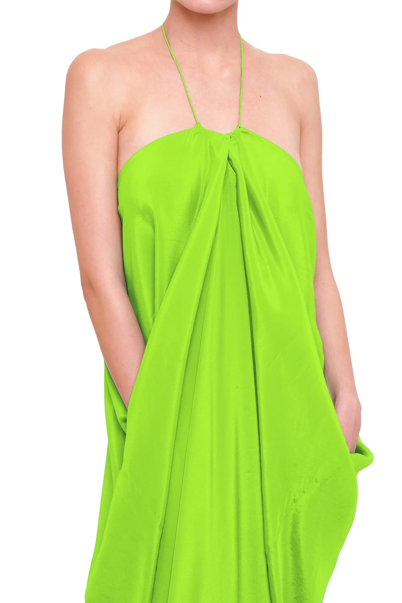 Sharp Green Kaftan Dress