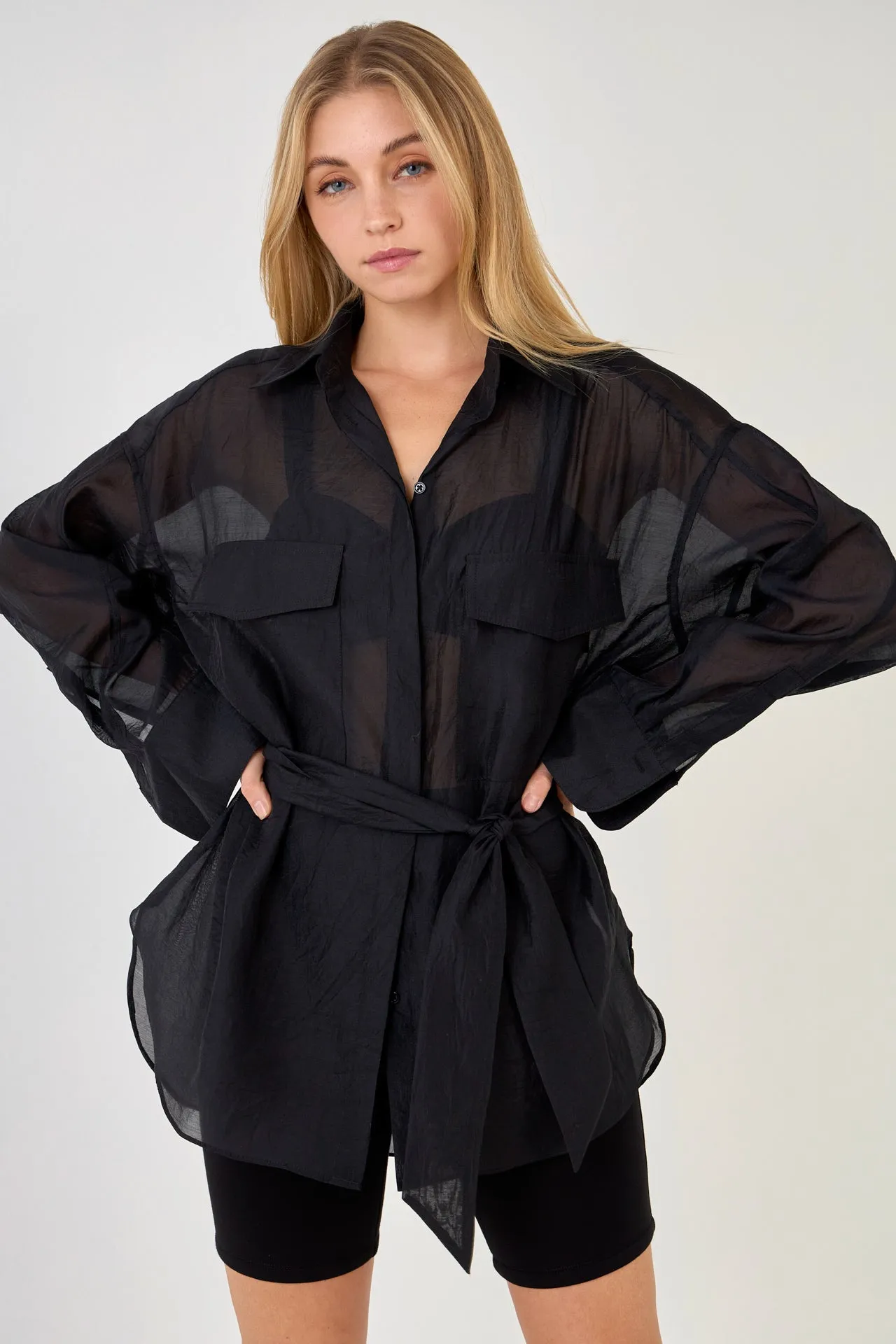 Sheer Overshirt