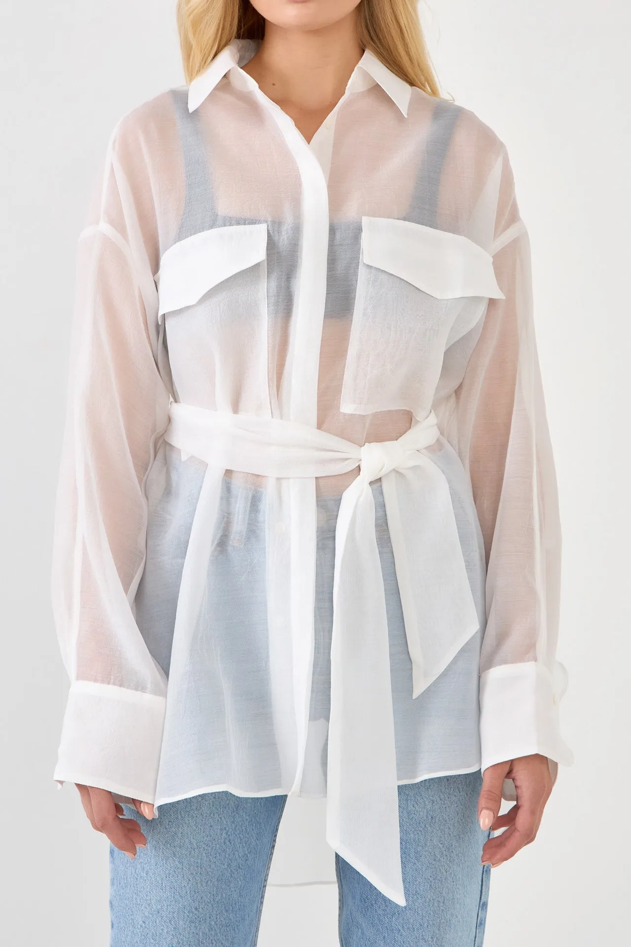 Sheer Overshirt