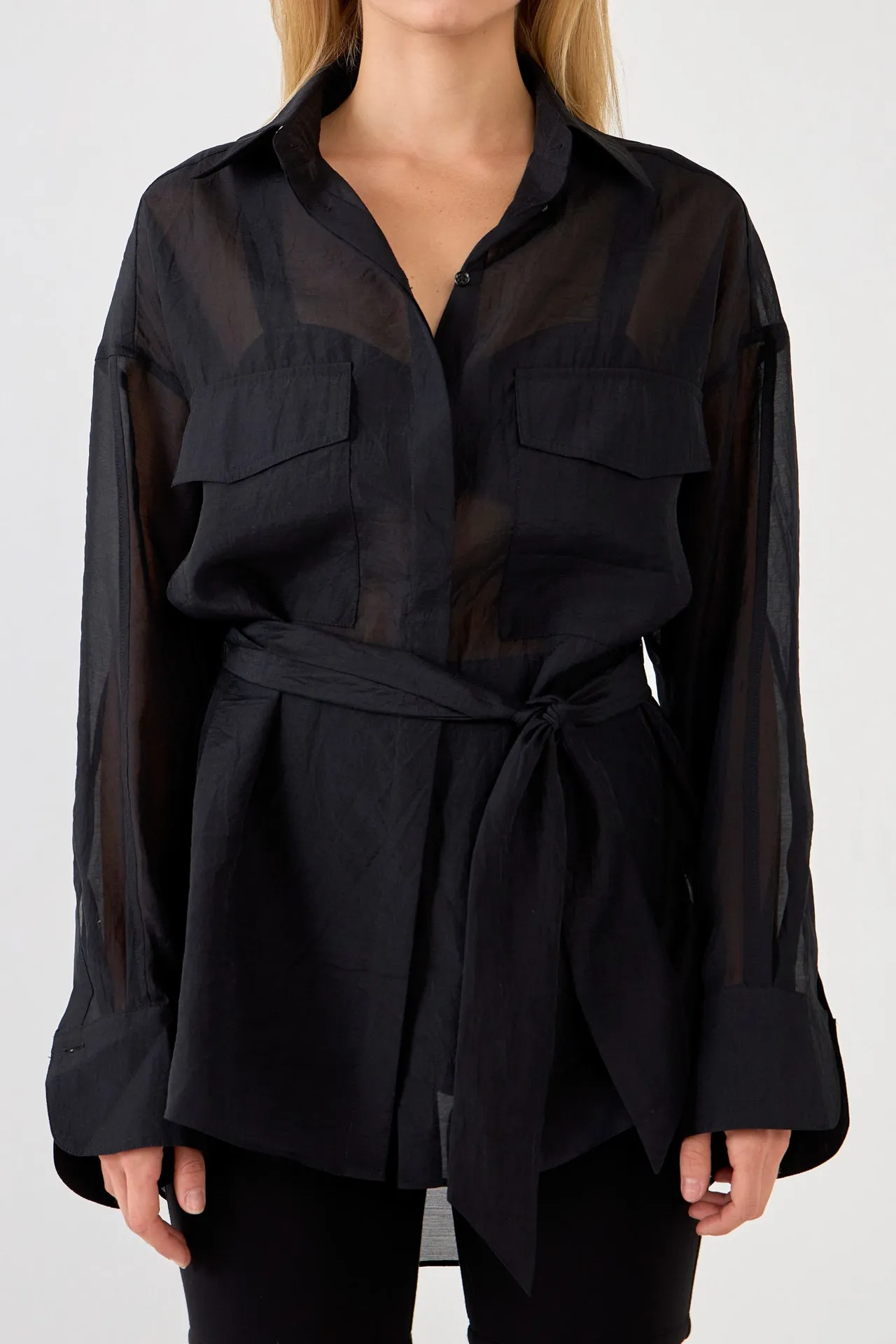 Sheer Overshirt