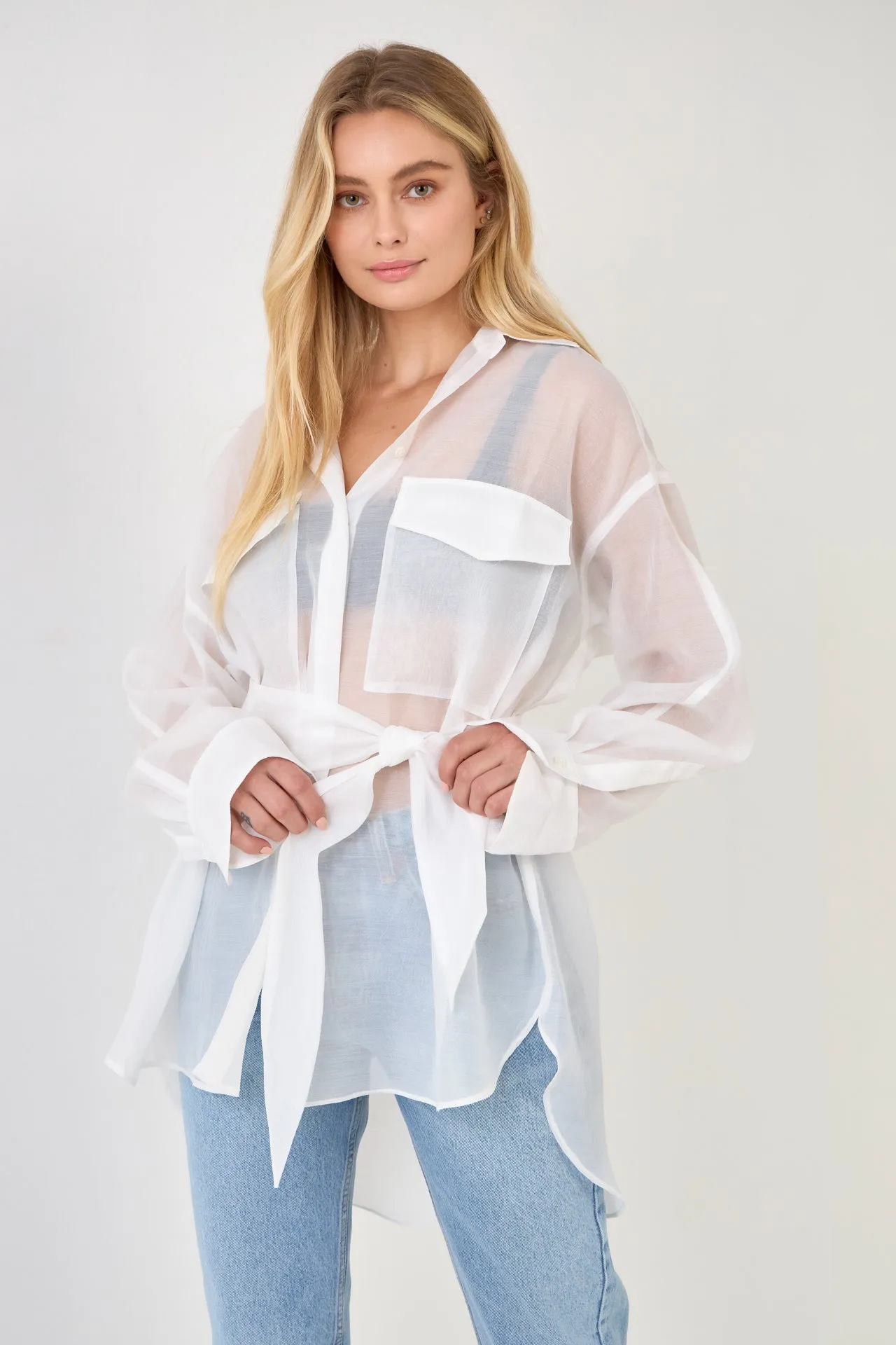 Sheer Overshirt