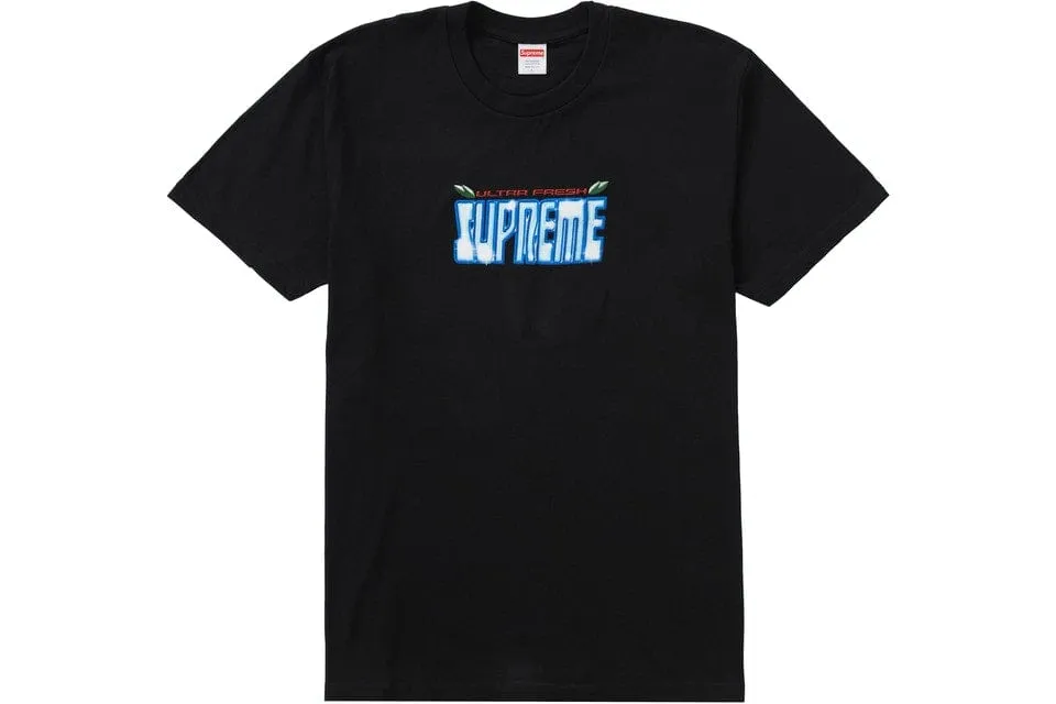 SUPREME ULTRA FRESH TEE BLACK