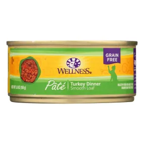 Wellness Pet Products Turkey Recipe Cat Food (Pack of 24) - 5.5 Oz.