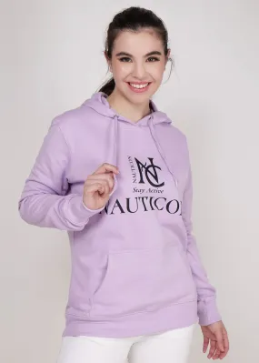 Women Winter Wear Stylish Hoodie Lavender